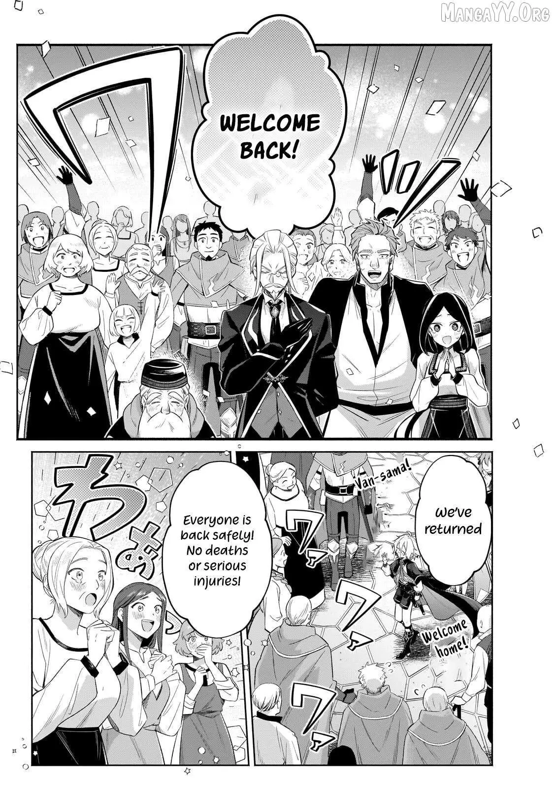 Okiraku Ryoushu no Tanoshii Ryouchi Bouei ~Seisan-kei Majutsu de Na mo na Kimura wo Saikyou no Jousai Toshi ni~ Chapter 40.1 — Page 12
