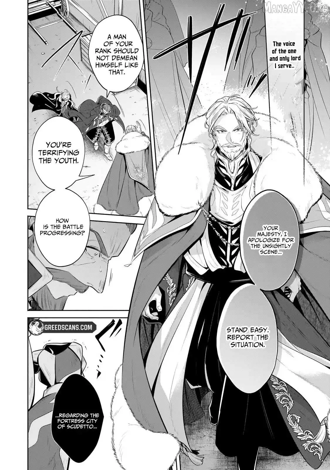 Okiraku Ryoushu no Tanoshii Ryouchi Bouei ~Seisan-kei Majutsu de Na mo na Kimura wo Saikyou no Jousai Toshi ni~ Chapter 40.2 — Page 3