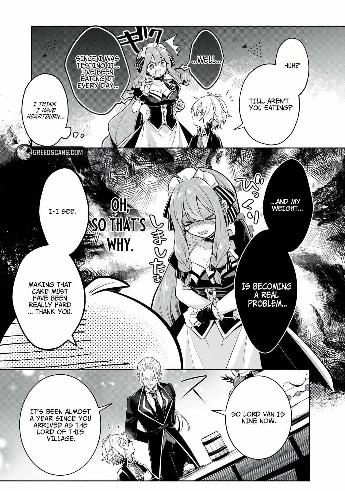 Okiraku Ryoushu no Tanoshii Ryouchi Bouei ~Seisan-kei Majutsu de Na mo na Kimura wo Saikyou no Jousai Toshi ni~ Chapter 41.1 — Page 8
