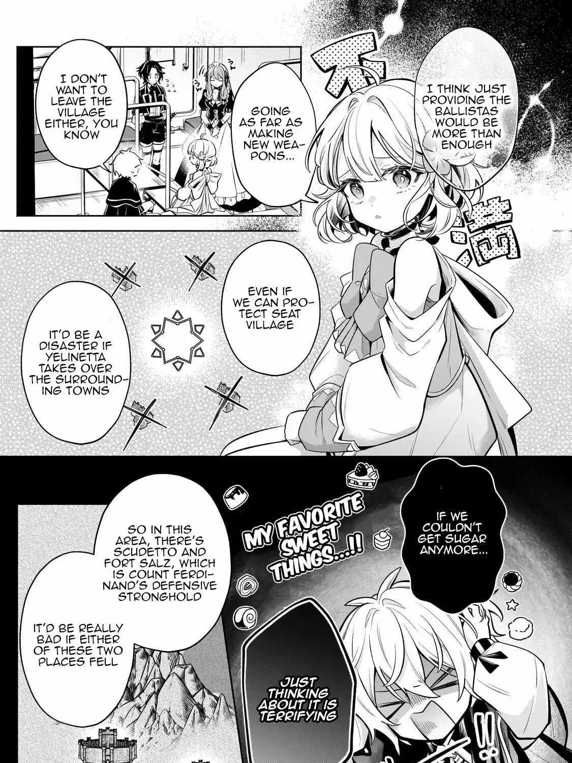 Okiraku Ryoushu no Tanoshii Ryouchi Bouei ~Seisan-kei Majutsu de Na mo na Kimura wo Saikyou no Jousai Toshi ni~ Chapter 41 — Page 8