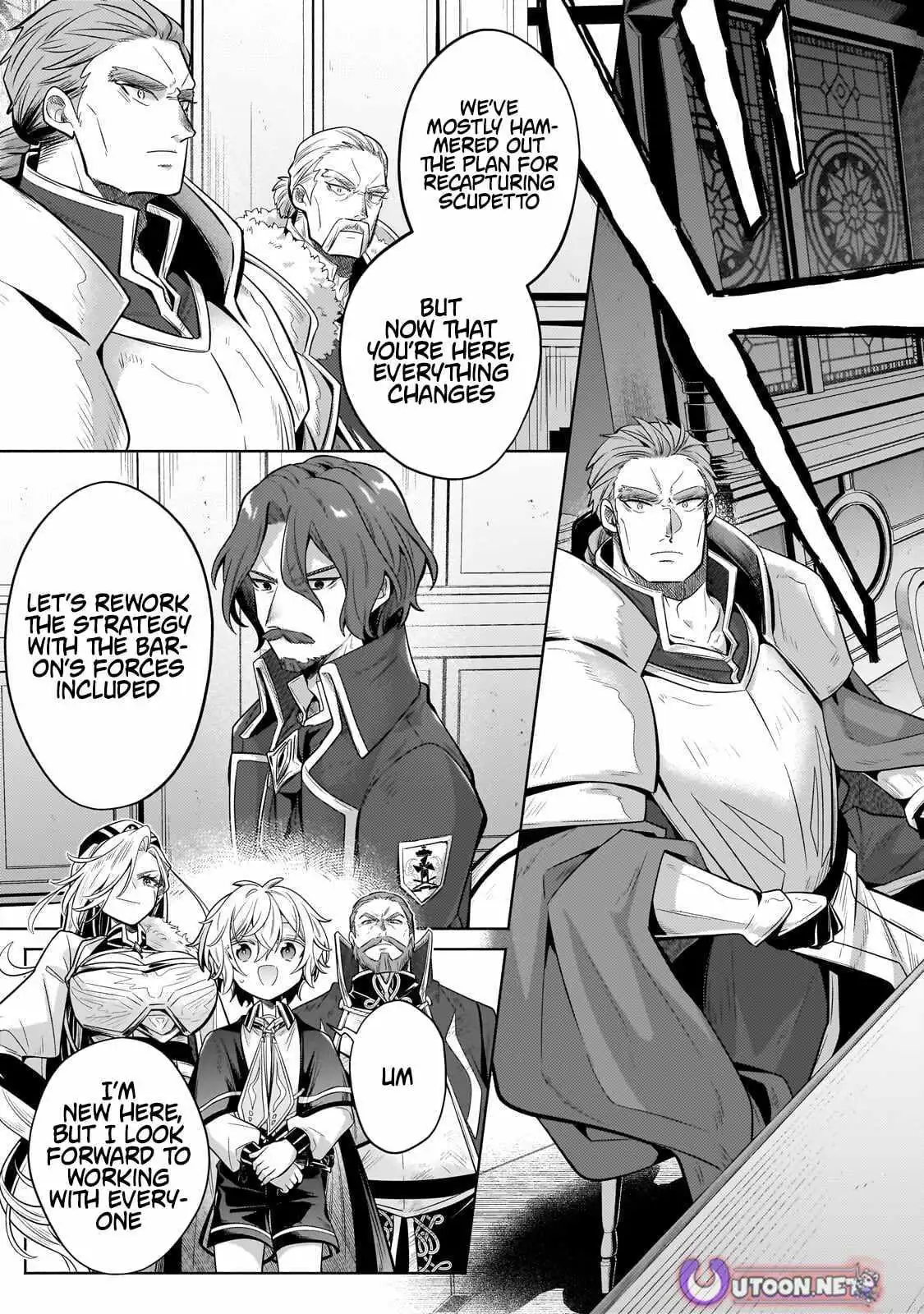Okiraku Ryoushu no Tanoshii Ryouchi Bouei ~Seisan-kei Majutsu de Na mo na Kimura wo Saikyou no Jousai Toshi ni~ Chapter 42.1 — Page 9