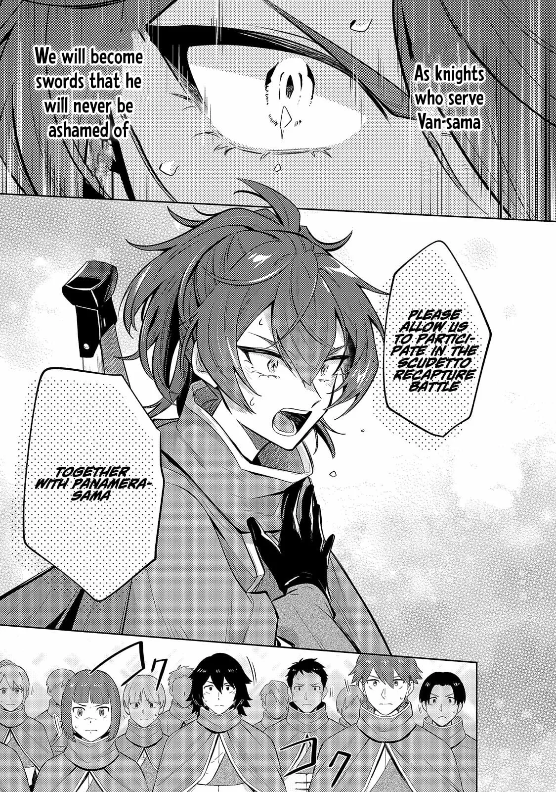 Okiraku Ryoushu no Tanoshii Ryouchi Bouei ~Seisan-kei Majutsu de Na mo na Kimura wo Saikyou no Jousai Toshi ni~ Chapter 43.1 — Page 9