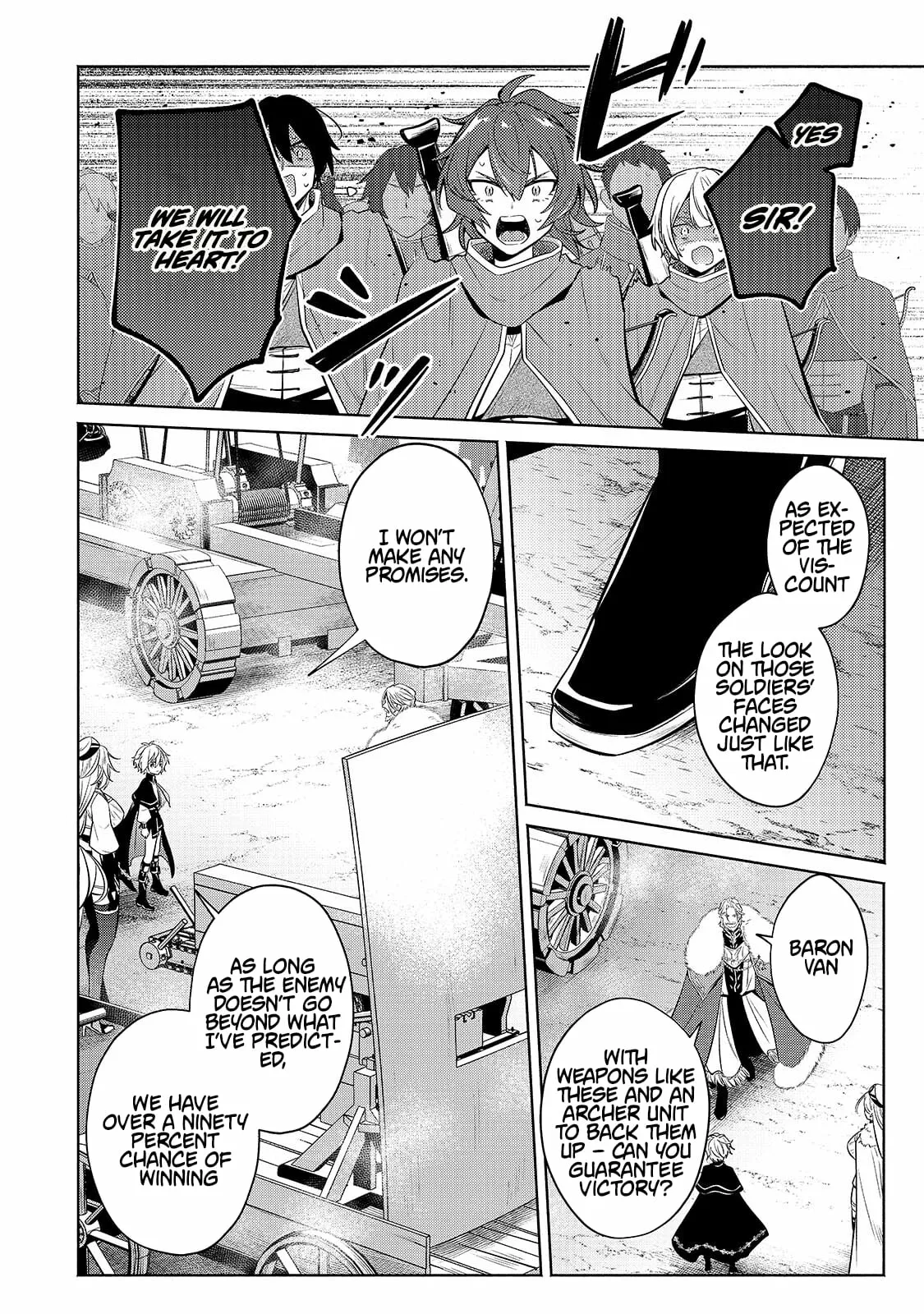 Okiraku Ryoushu no Tanoshii Ryouchi Bouei ~Seisan-kei Majutsu de Na mo na Kimura wo Saikyou no Jousai Toshi ni~ Chapter 43.1 — Page 12