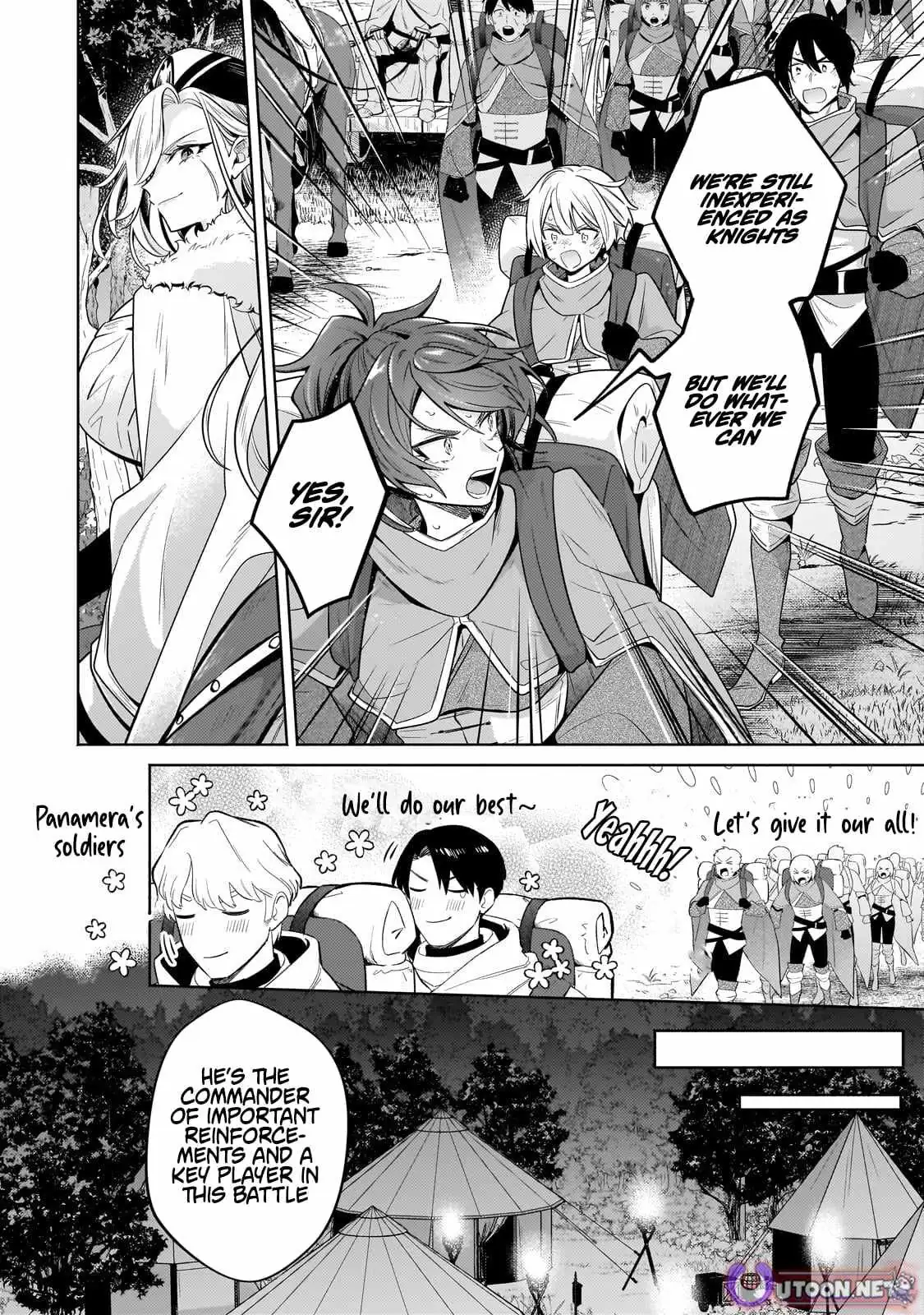 Okiraku Ryoushu no Tanoshii Ryouchi Bouei ~Seisan-kei Majutsu de Na mo na Kimura wo Saikyou no Jousai Toshi ni~ Chapter 43.2 — Page 5