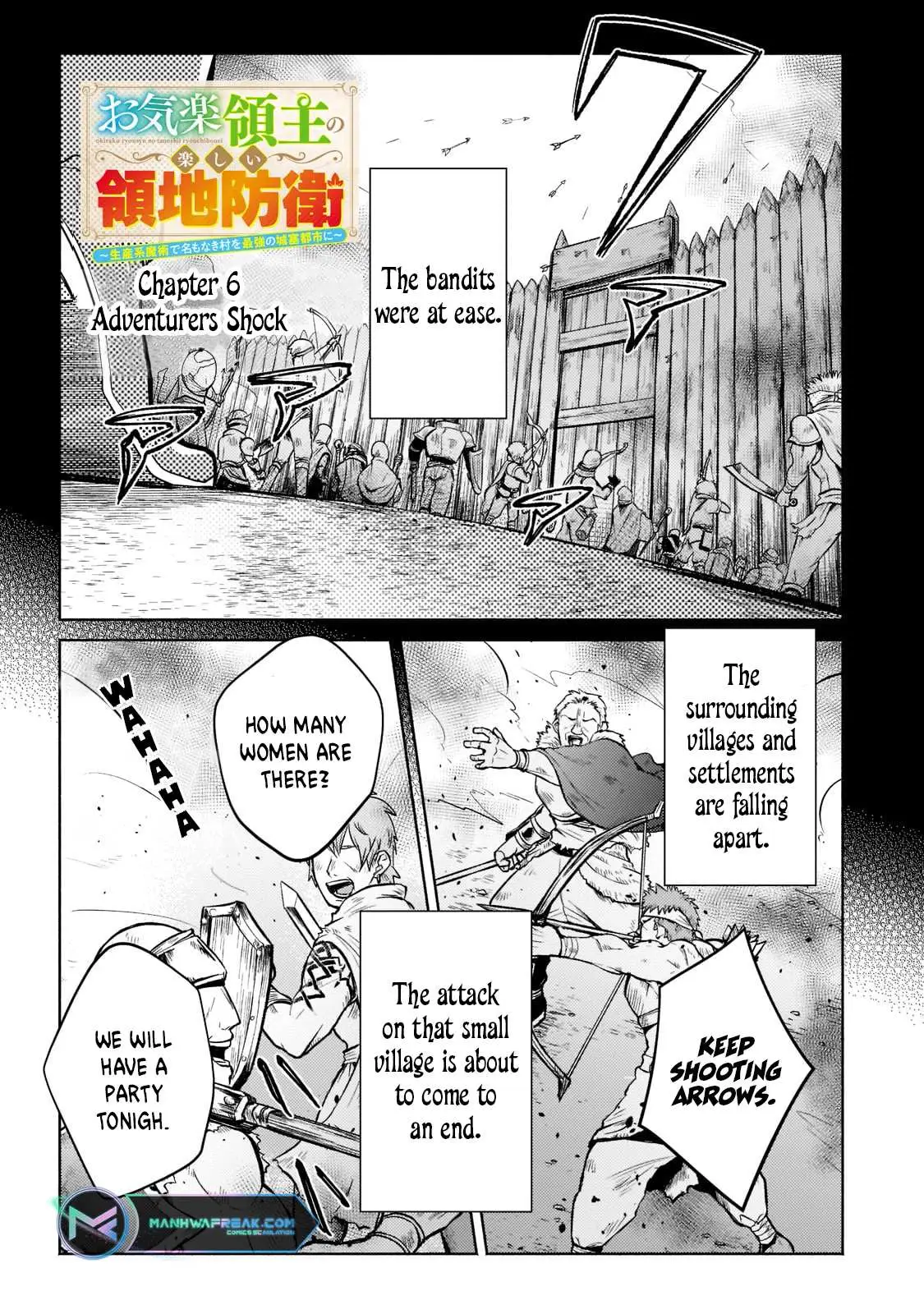 Okiraku Ryoushu no Tanoshii Ryouchi Bouei ~Seisan-kei Majutsu de Na mo na Kimura wo Saikyou no Jousai Toshi ni~ Chapter 6 — Page 2
