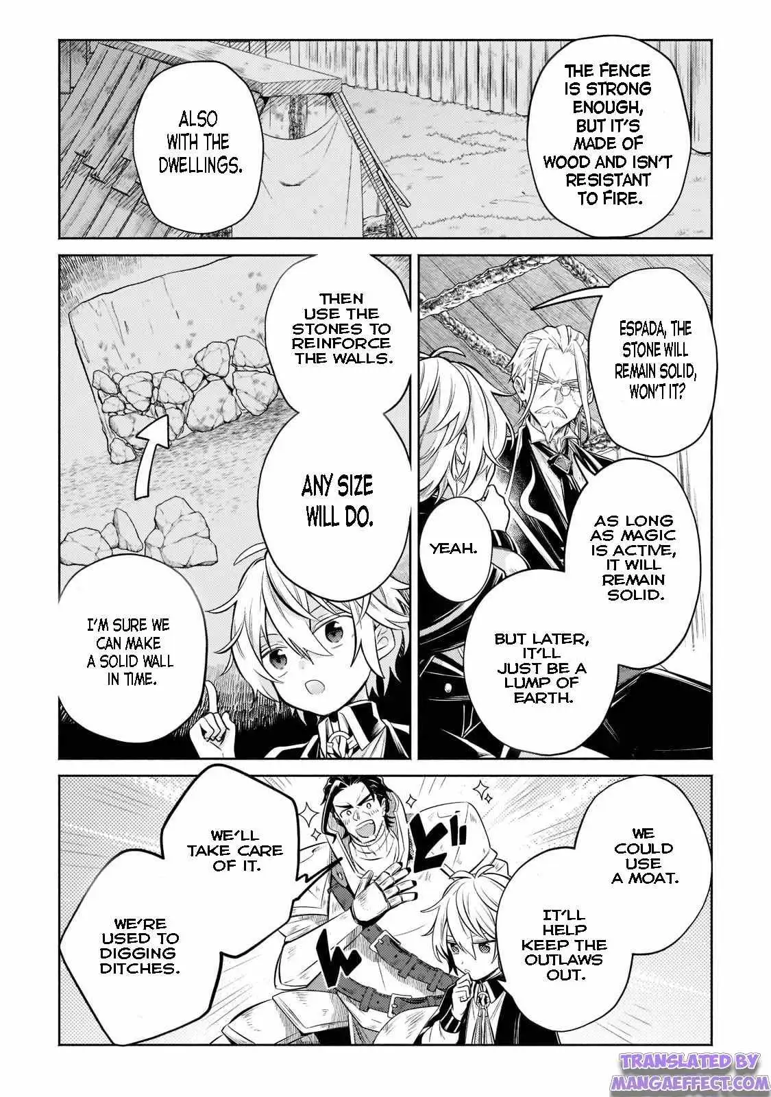 Okiraku Ryoushu no Tanoshii Ryouchi Bouei ~Seisan-kei Majutsu de Na mo na Kimura wo Saikyou no Jousai Toshi ni~ Chapter 7.2 — Page 2