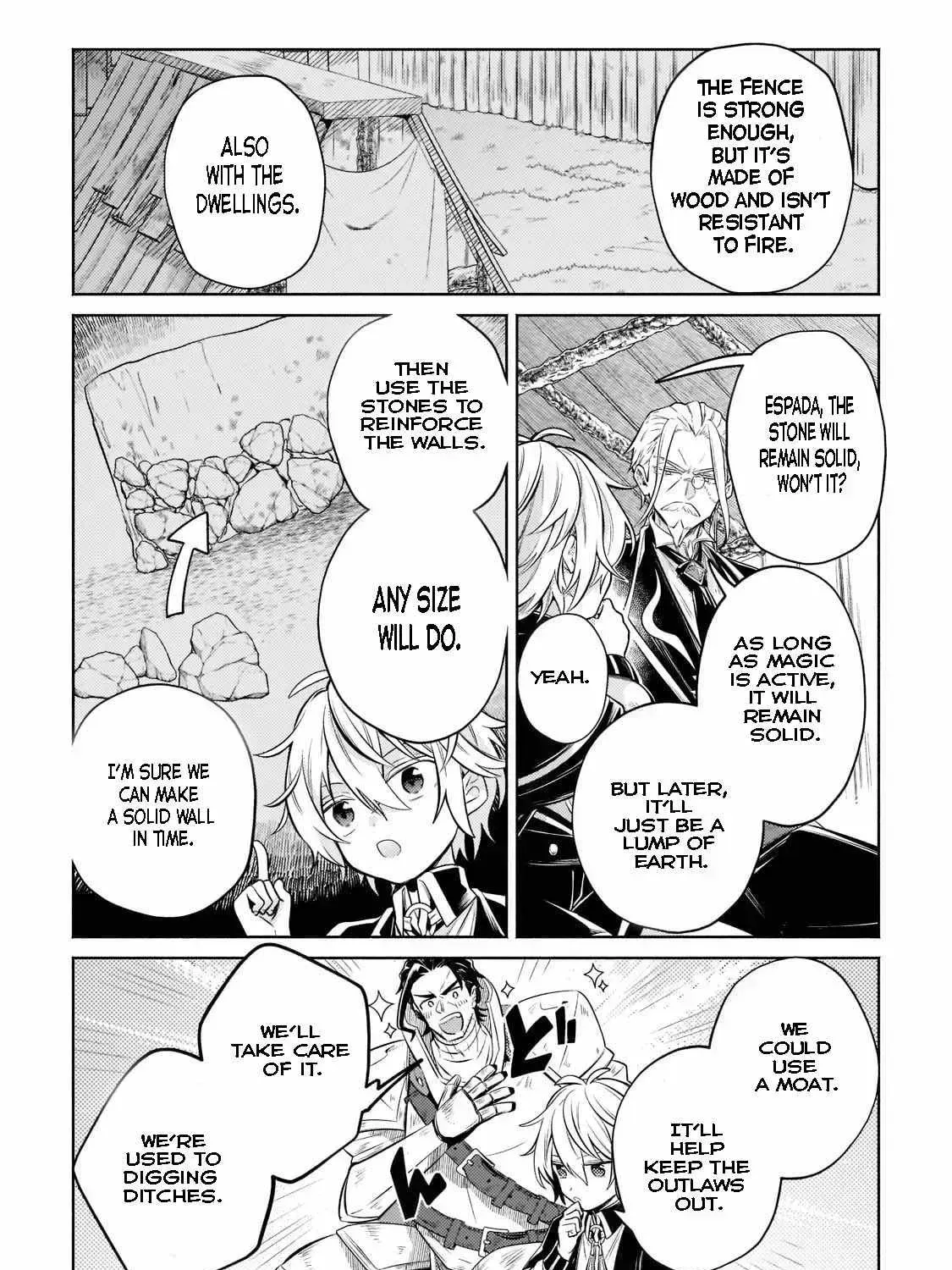 Okiraku Ryoushu no Tanoshii Ryouchi Bouei ~Seisan-kei Majutsu de Na mo na Kimura wo Saikyou no Jousai Toshi ni~ Chapter 7.7 — Page 3
