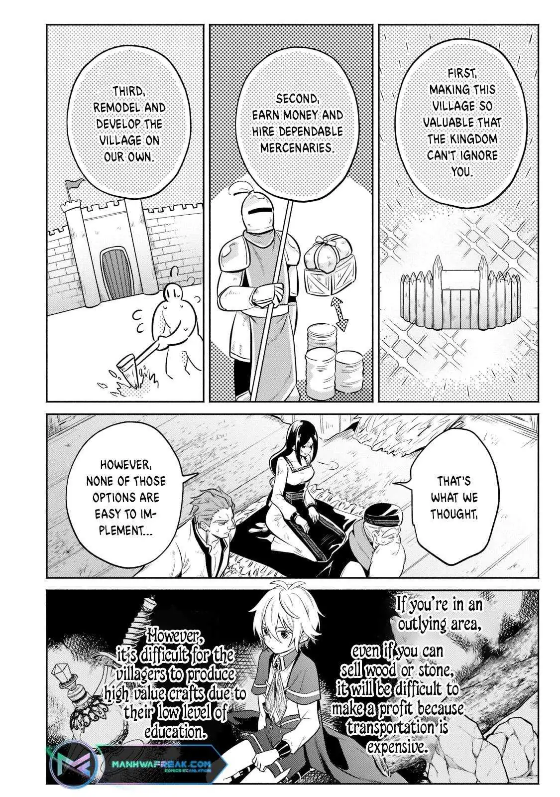 Okiraku Ryoushu no Tanoshii Ryouchi Bouei ~Seisan-kei Majutsu de Na mo na Kimura wo Saikyou no Jousai Toshi ni~ Chapter 7 — Page 11