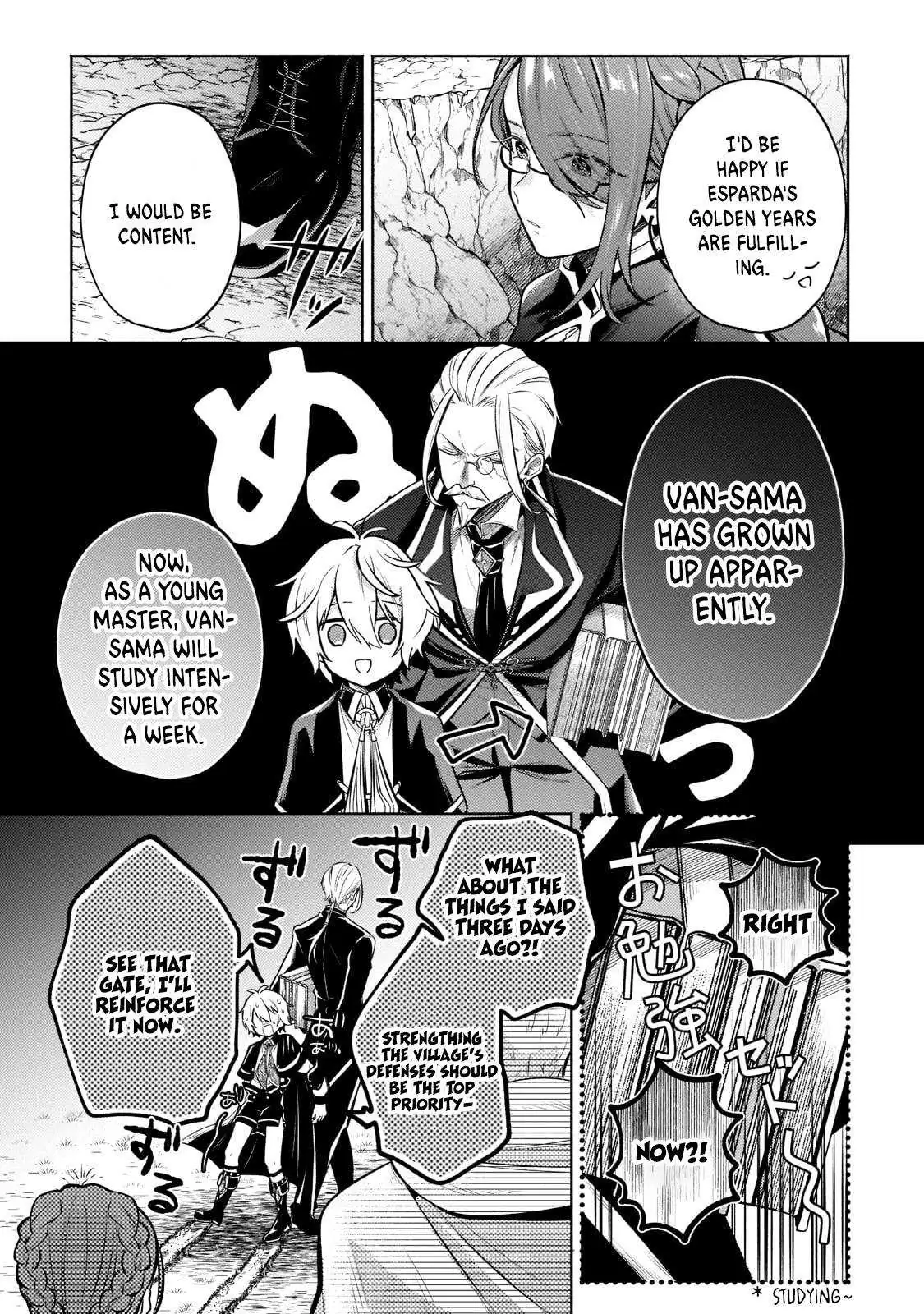 Okiraku Ryoushu no Tanoshii Ryouchi Bouei ~Seisan-kei Majutsu de Na mo na Kimura wo Saikyou no Jousai Toshi ni~ Chapter 9 — Page 4