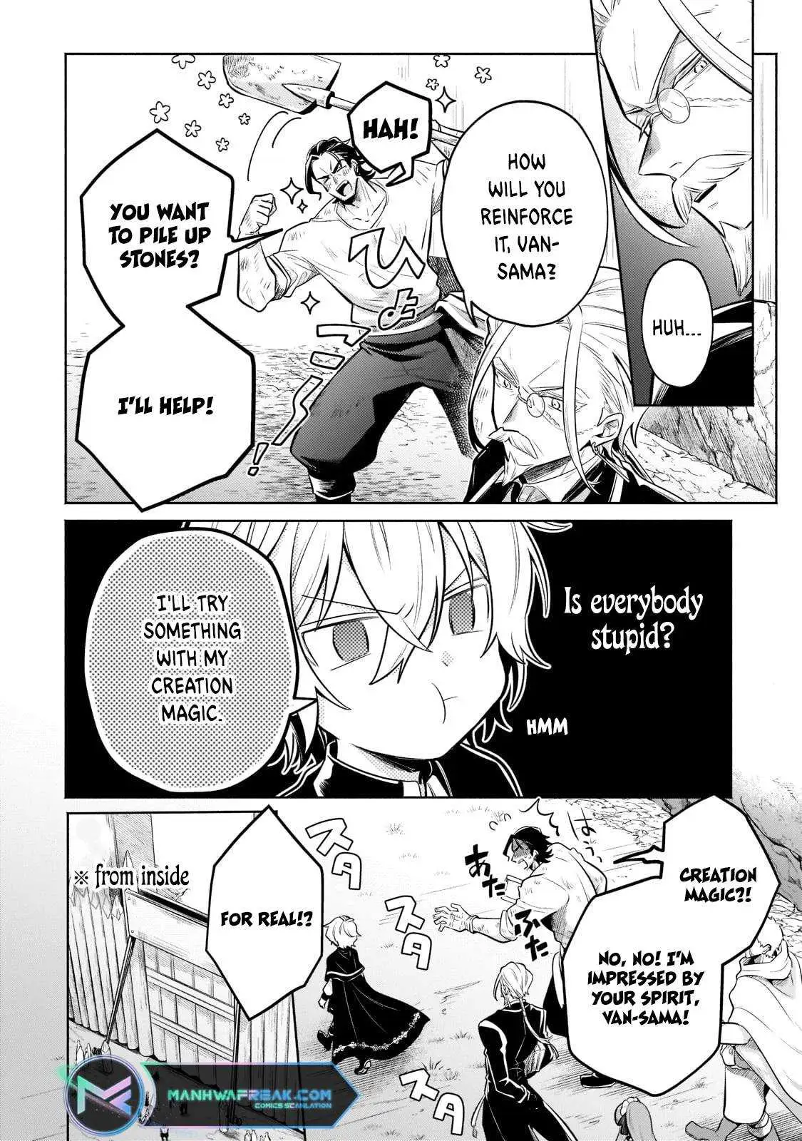 Okiraku Ryoushu no Tanoshii Ryouchi Bouei ~Seisan-kei Majutsu de Na mo na Kimura wo Saikyou no Jousai Toshi ni~ Chapter 9 — Page 5