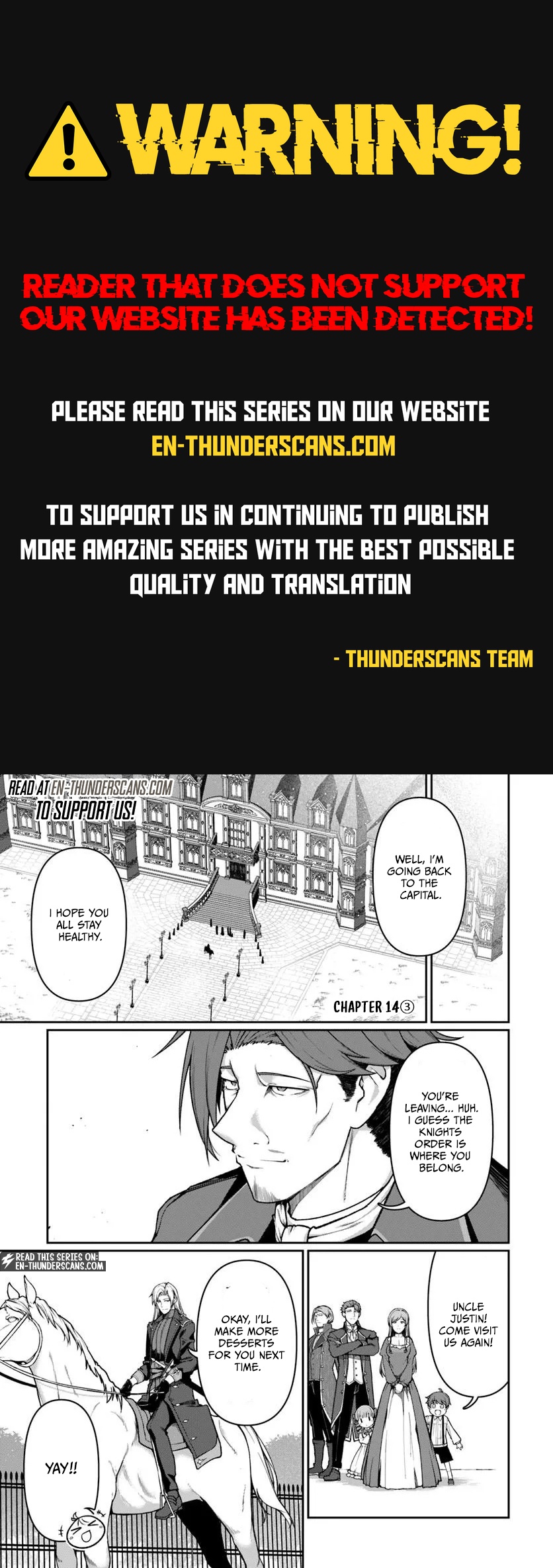 Ore, Akuyaku Kishidanchou ni Tensei suru Chapter 14.3 — Page 1