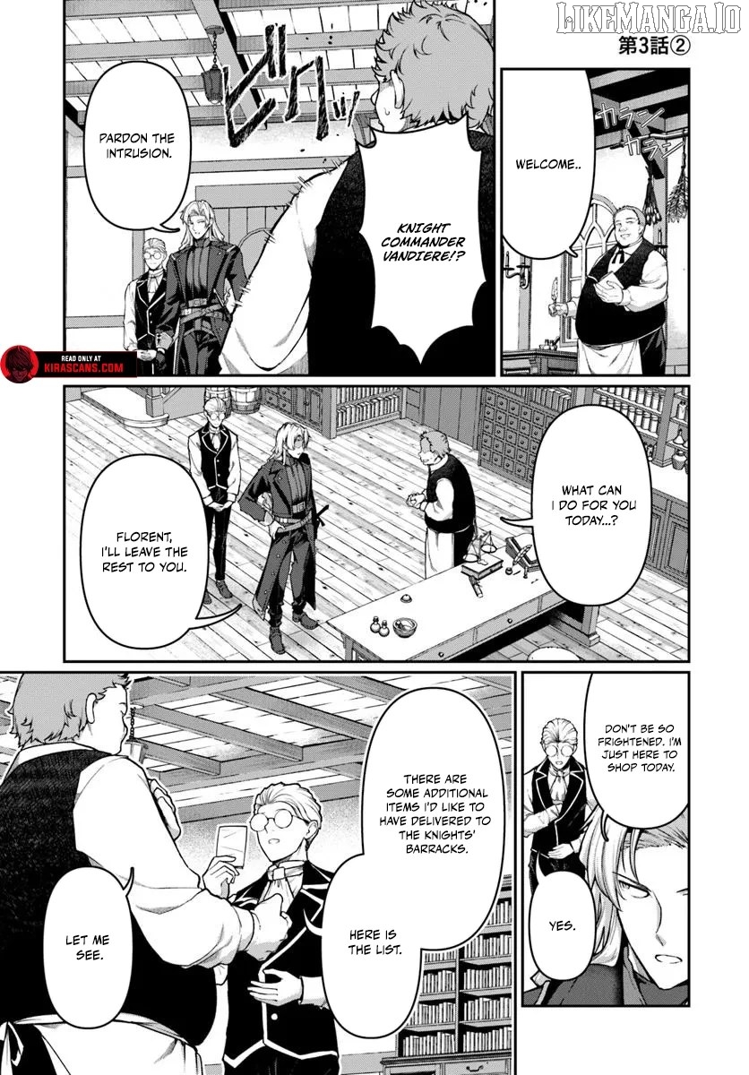 Ore, Akuyaku Kishidanchou ni Tensei suru Chapter 3.2 — Page 1