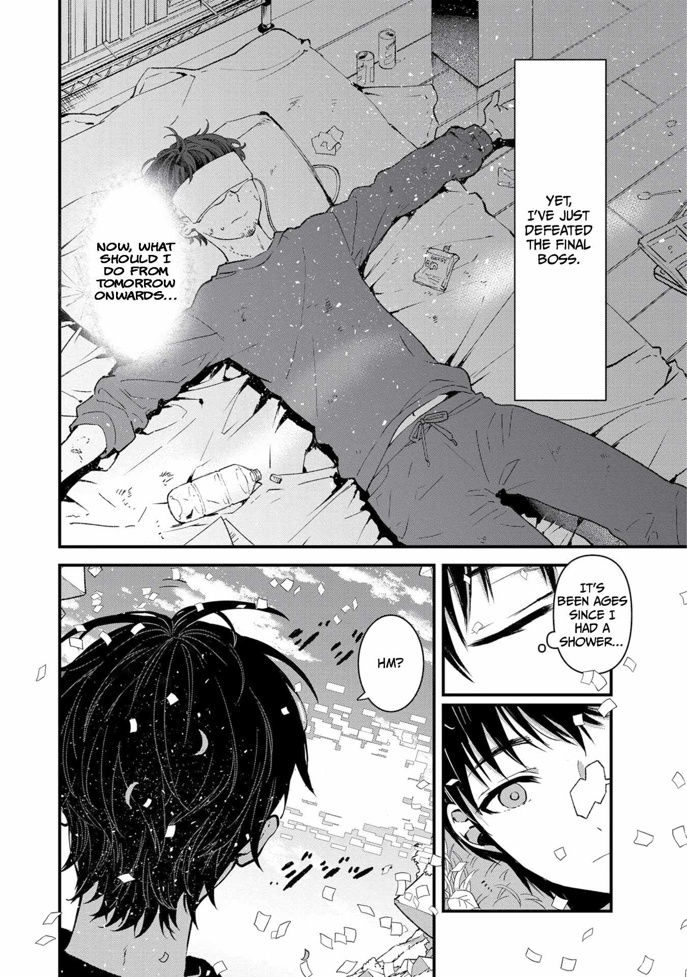 Ore, Yuusha ja Nai desukara.: VR Sekai no Chouten ni Kunrin Seshi Otoko. Tensei shi, Level 1 no Mushoku kara Restart Suru Chapter 1 — Page 8