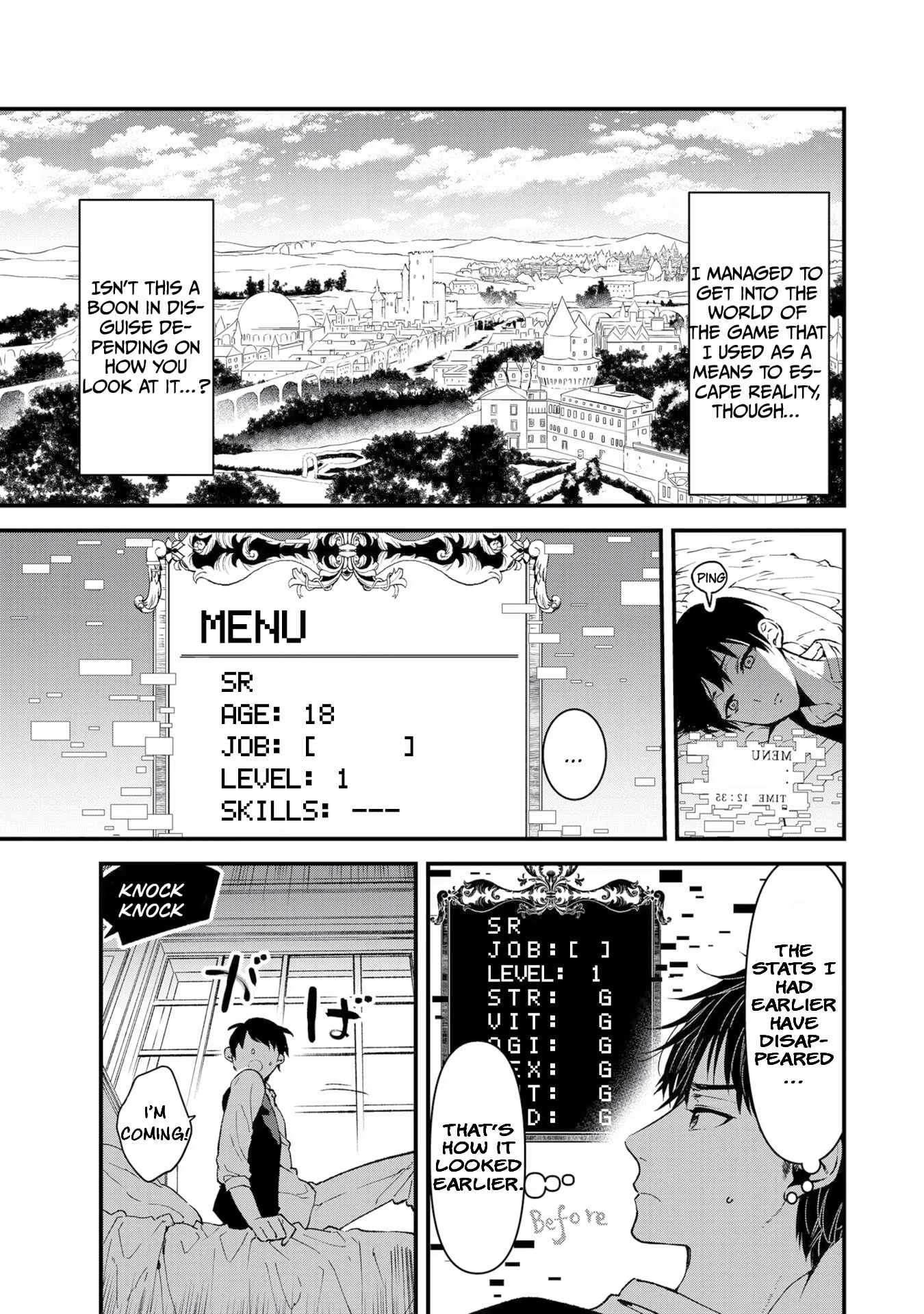 Ore, Yuusha ja Nai desukara.: VR Sekai no Chouten ni Kunrin Seshi Otoko. Tensei shi, Level 1 no Mushoku kara Restart Suru Chapter 1 — Page 17