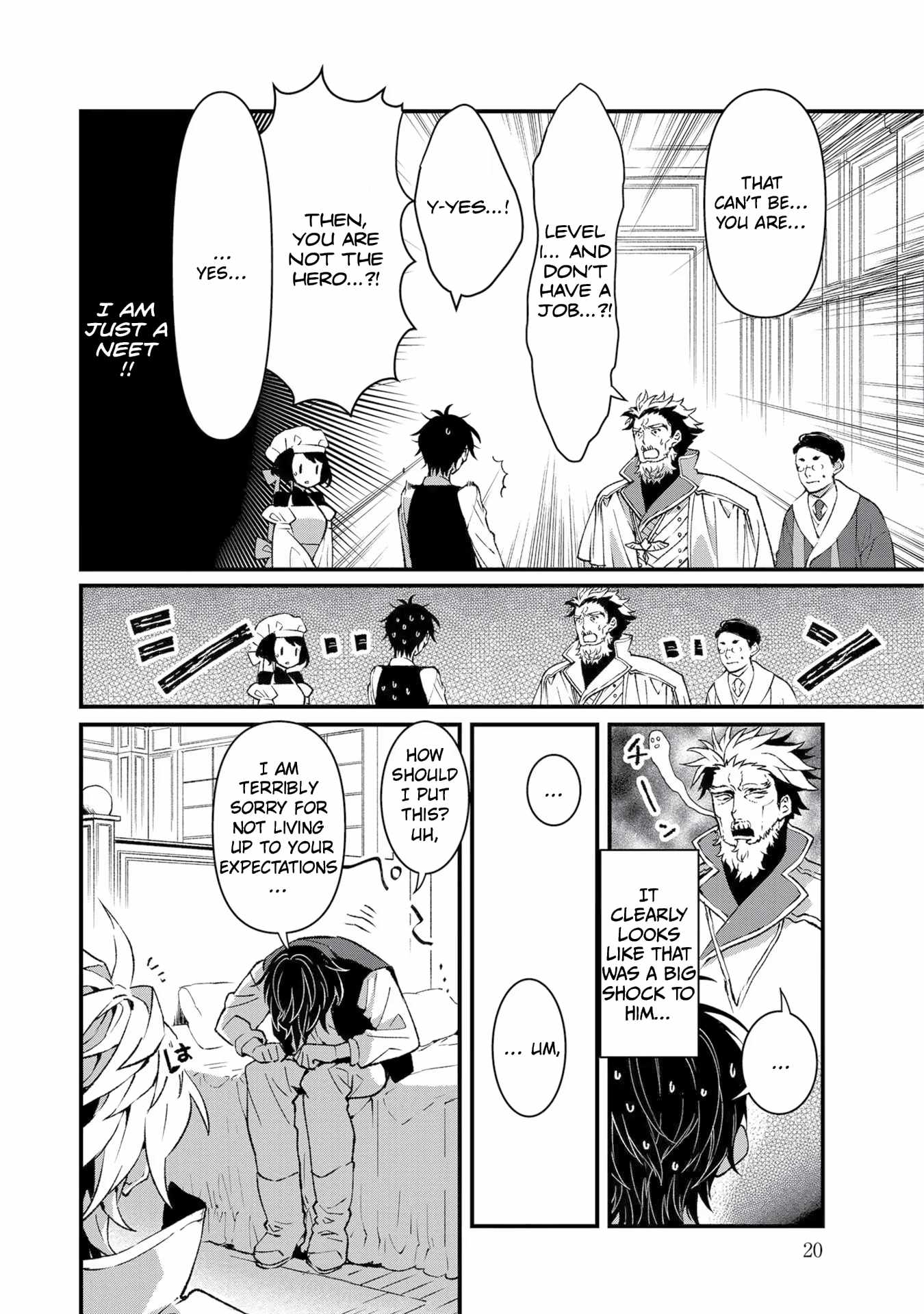 Ore, Yuusha ja Nai desukara.: VR Sekai no Chouten ni Kunrin Seshi Otoko. Tensei shi, Level 1 no Mushoku kara Restart Suru Chapter 1 — Page 20