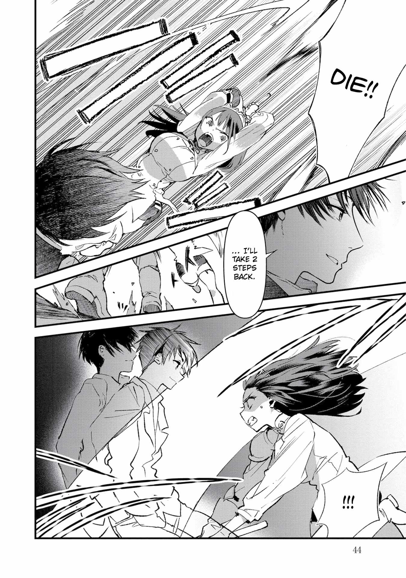 Ore, Yuusha ja Nai desukara.: VR Sekai no Chouten ni Kunrin Seshi Otoko. Tensei shi, Level 1 no Mushoku kara Restart Suru Chapter 1 — Page 44