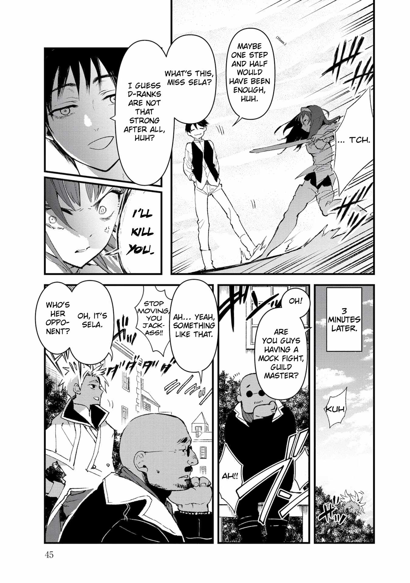 Ore, Yuusha ja Nai desukara.: VR Sekai no Chouten ni Kunrin Seshi Otoko. Tensei shi, Level 1 no Mushoku kara Restart Suru Chapter 1 — Page 45