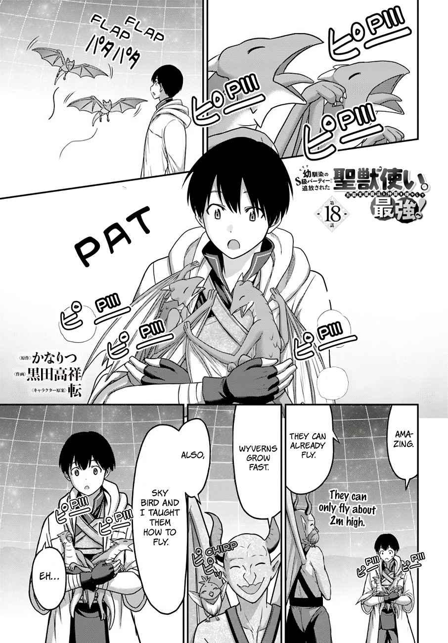 Osananajimi no S-kyuu Party kara Tsuihousareta Seijuutsukai. Bannou Shien Mahou to Nakama wo Fuyashite Saikyou e! Chapter 18 — Page 1