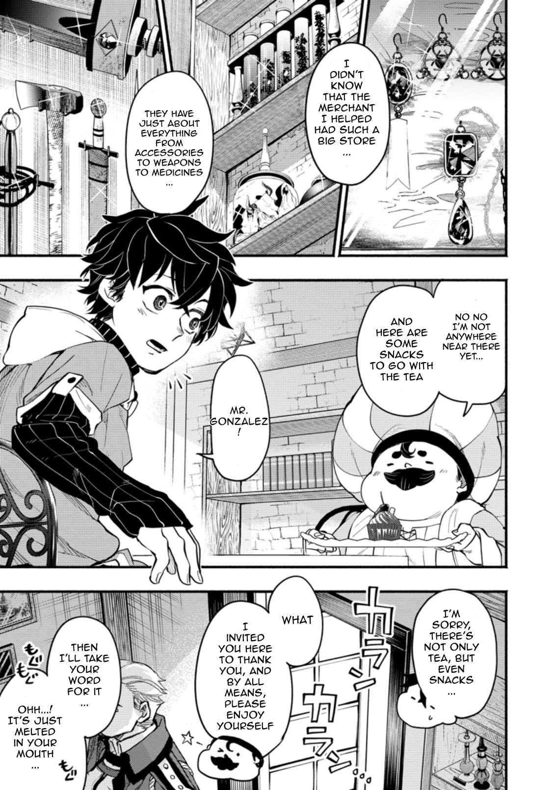 Point Gifter no Isekai Saikyou Slow Life: Black Guild kara Kaihou Sareta Otoko wa Bannou Saikyou Shoku to shite Musou Suru Chapter 4.1 — Page 9