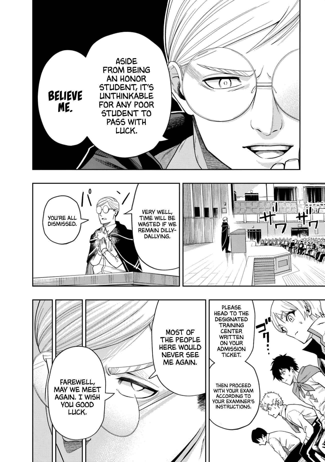 Raitei to Yobareta Saikyou Boukensha, Majutsu Gakuin ni Nyuugaku shite Issai no Enryonaku Musou suru Chapter 3 — Page 4