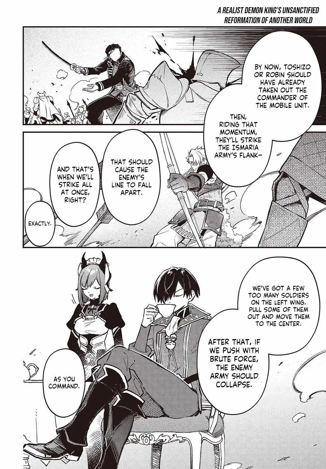 Realist Maou Niyoru Seiiki Naki Isekai Kaikaku Chapter 75 — Page 11