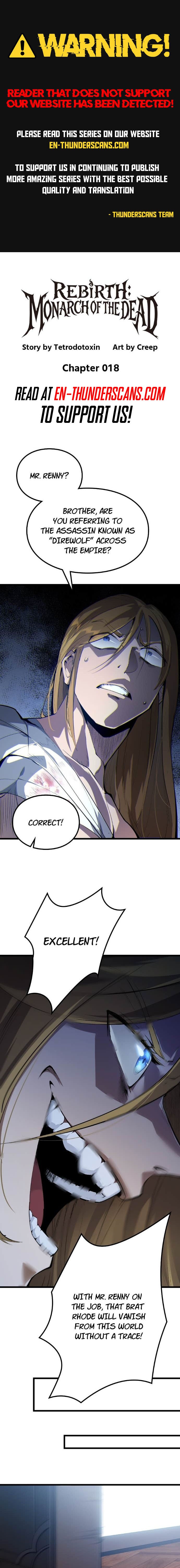 Rebirth: Monarch of the Dead Chapter 18 — Page 1
