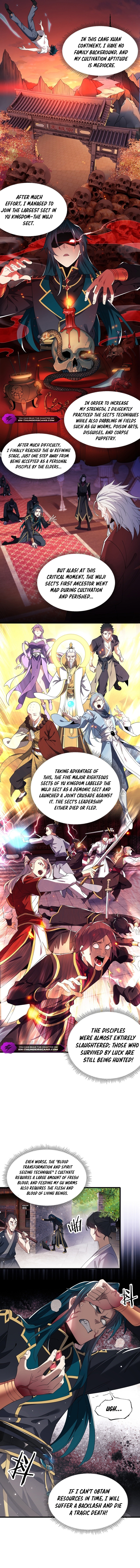 Reborn as a Demonic Cultivator, Picking Up a Zombie Planet at the Start Chapter 1 — Page 4