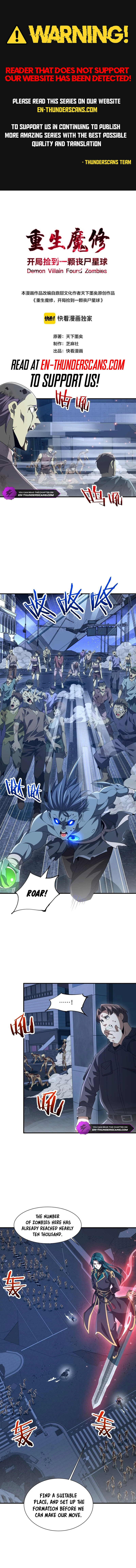 Reborn as a Demonic Cultivator, Picking Up a Zombie Planet at the Start Chapter 14 — Page 1