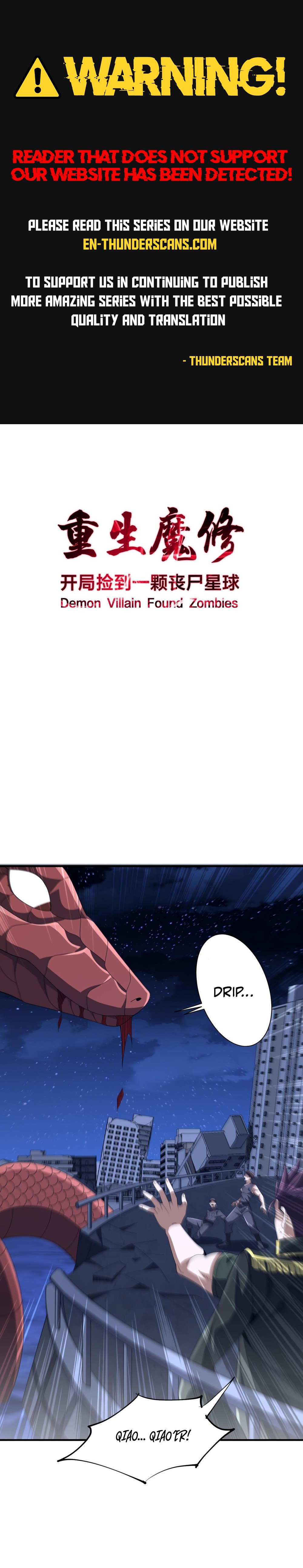 Reborn as a Demonic Cultivator, Picking Up a Zombie Planet at the Start Chapter 21 — Page 1