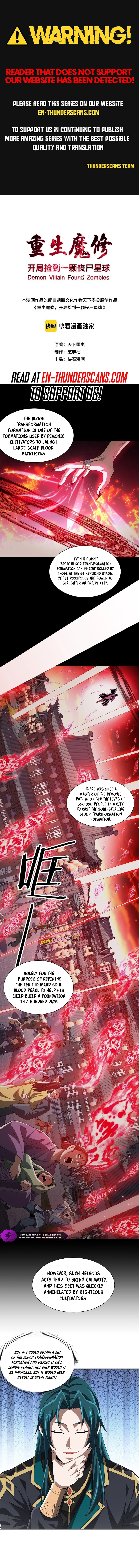 Reborn as a Demonic Cultivator, Picking Up a Zombie Planet at the Start Chapter 4 — Page 2