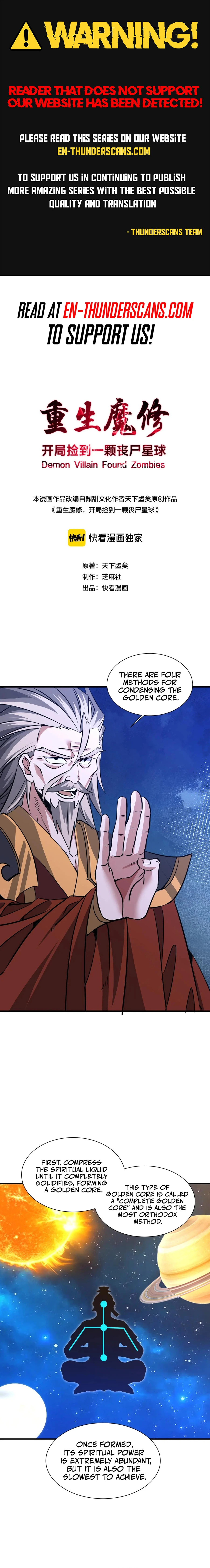 Reborn as a Demonic Cultivator, Picking Up a Zombie Planet at the Start Chapter 42 — Page 1