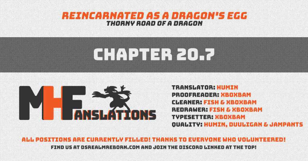 Reincarnated as a Dragon’s Egg Chapter 20.7 — Page 1