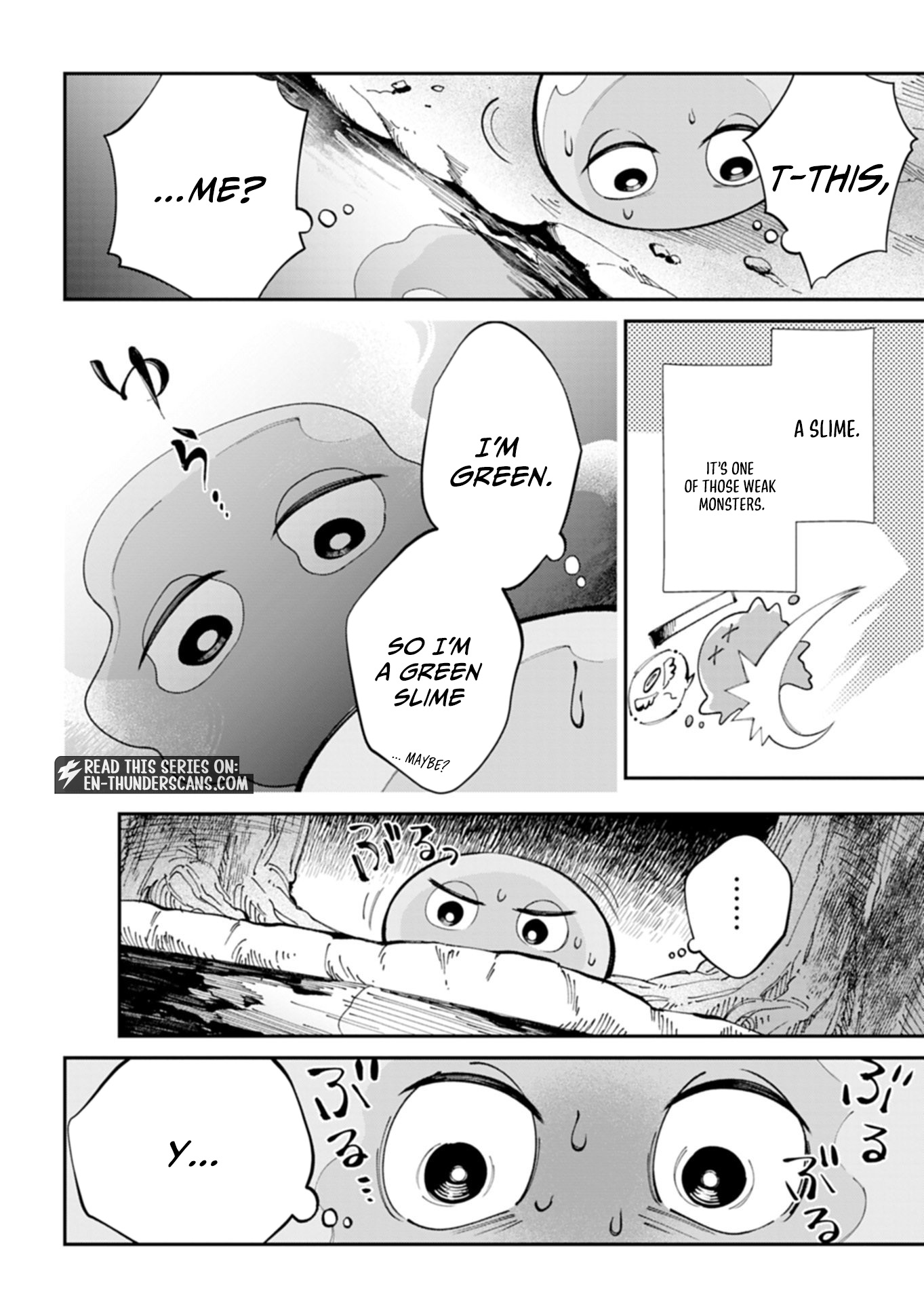 Reincarnated as a Green Slime, I’ll Turn the Whole World Green Chapter 1 — Page 13