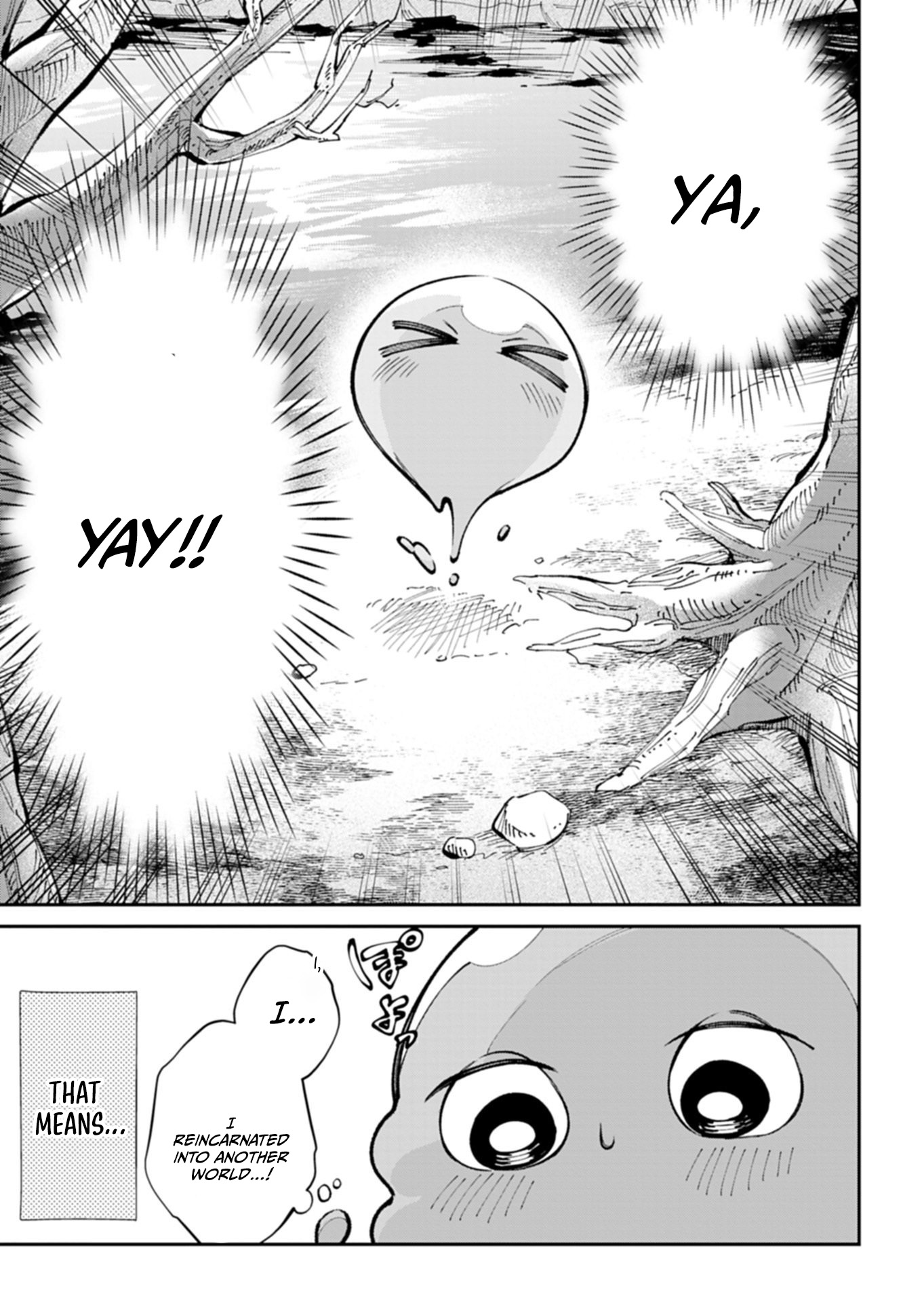 Reincarnated as a Green Slime, I’ll Turn the Whole World Green Chapter 1 — Page 14