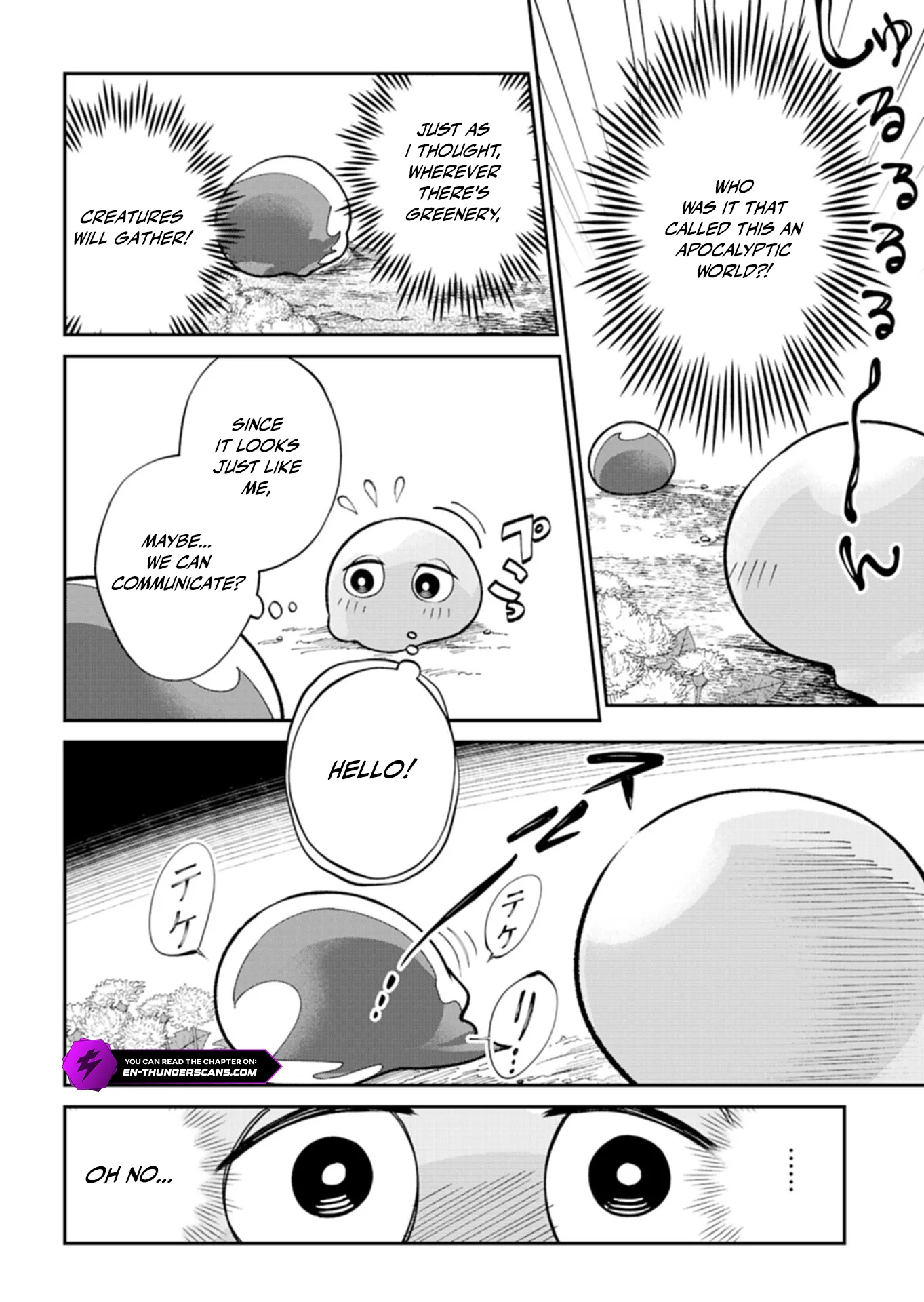 Reincarnated as a Green Slime, I’ll Turn the Whole World Green Chapter 2.1 — Page 4