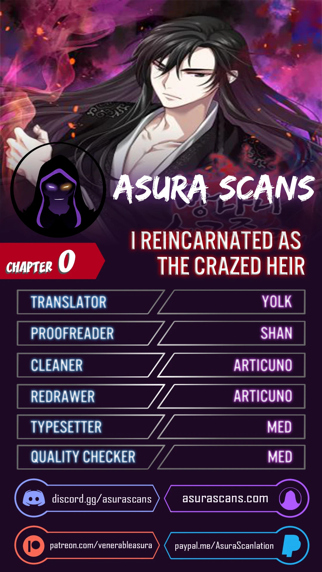Reincarnated as an Unruly Heir Chapter 0 — Page 1