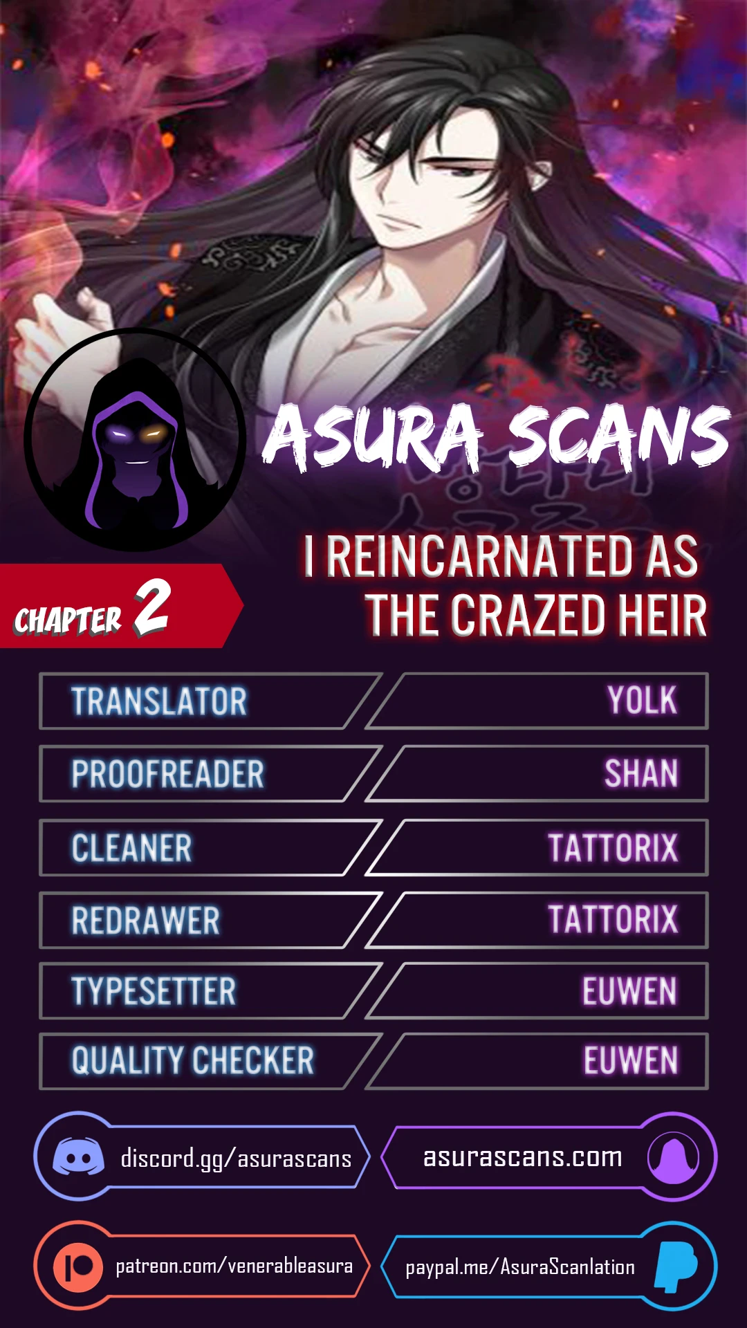 Reincarnated as an Unruly Heir Chapter 2 — Page 1