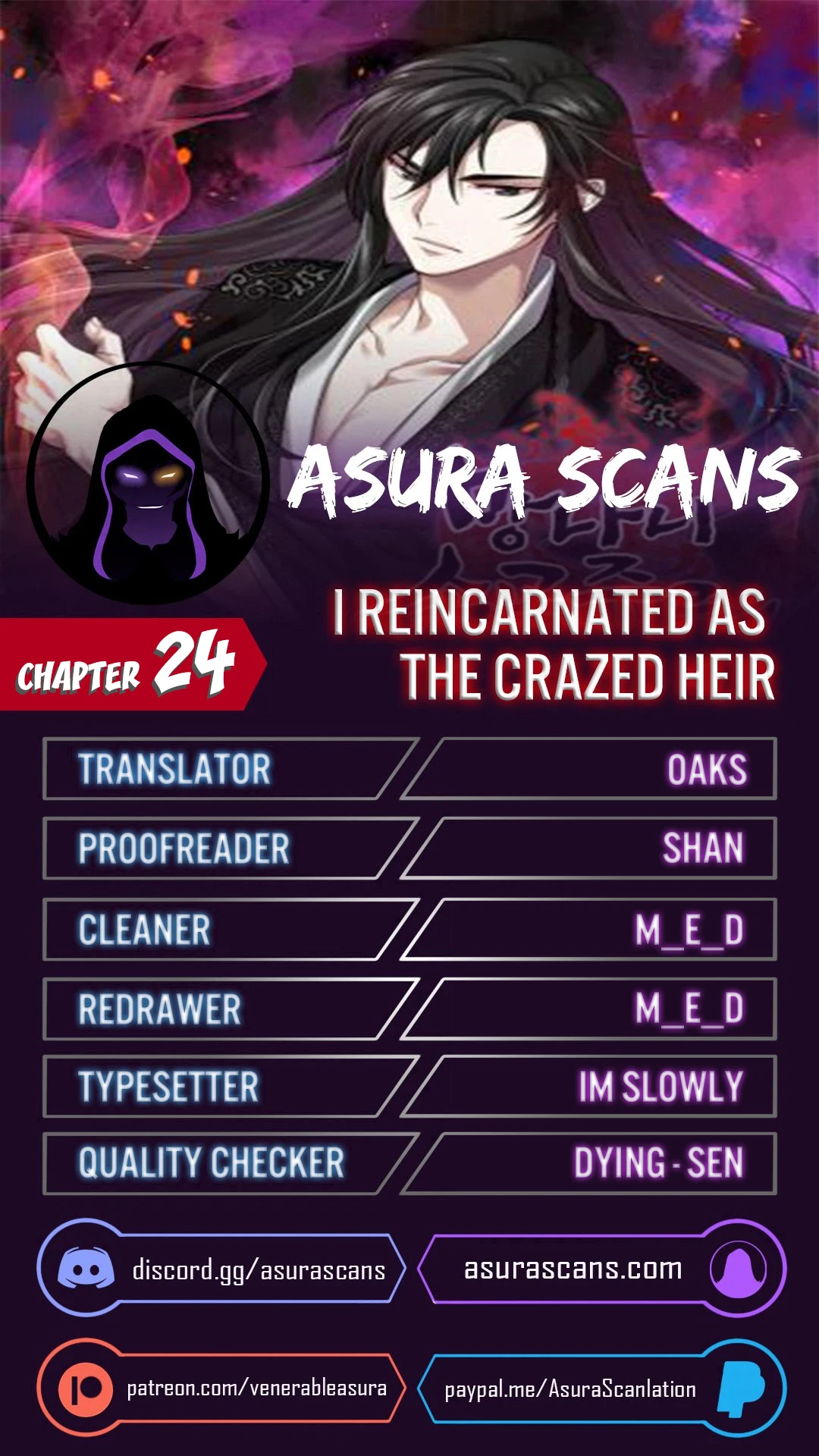 Reincarnated as an Unruly Heir Chapter 24 — Page 1