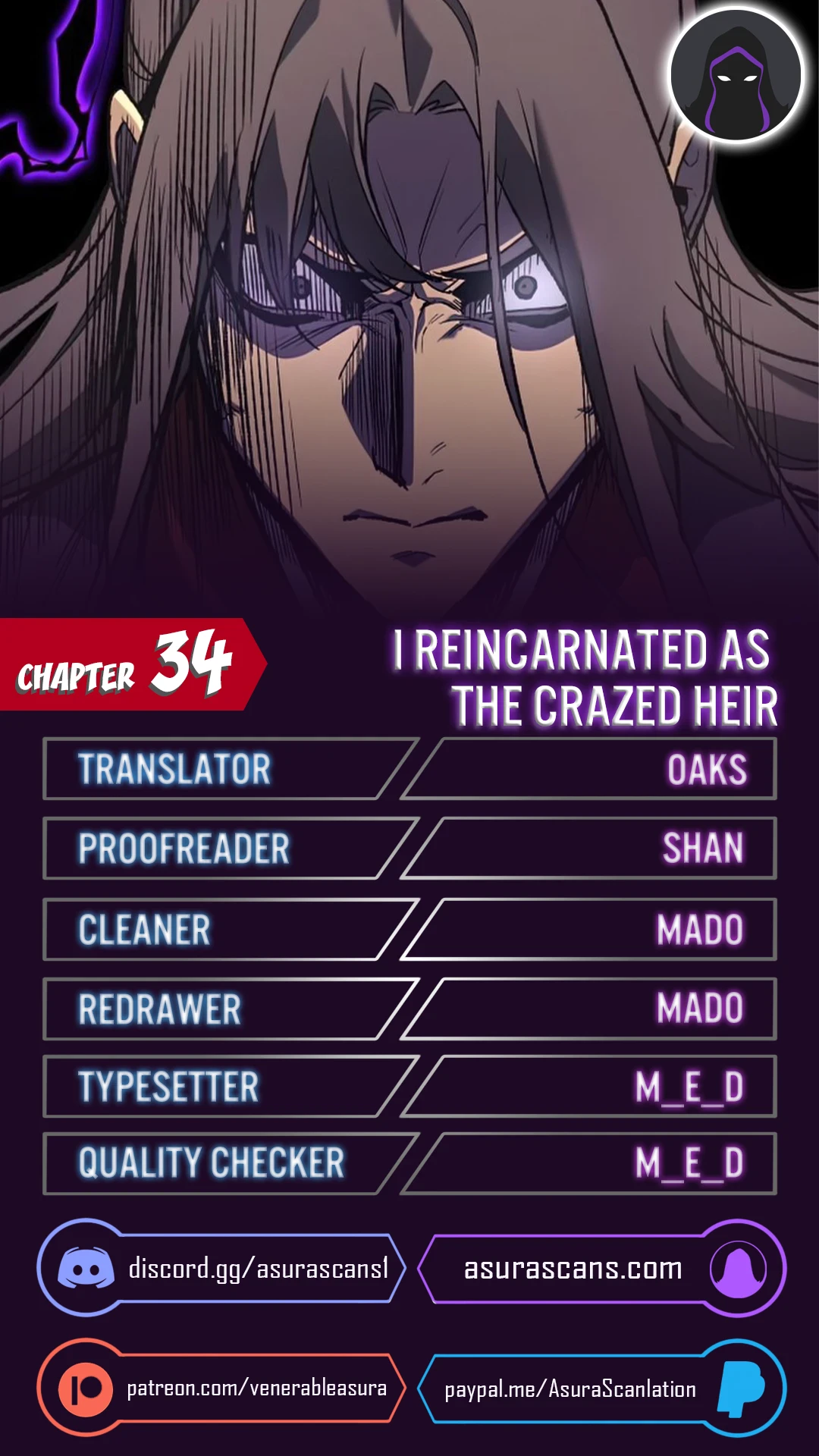 Reincarnated as an Unruly Heir Chapter 34 — Page 1