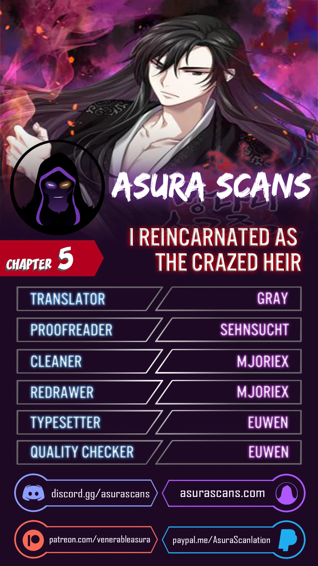 Reincarnated as an Unruly Heir Chapter 5 — Page 1