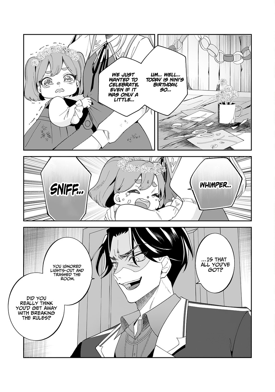 Reincarnated as the Villainous Orphanage Director Destined to Be Defeated, I Ended Up Being Loved by the Main Heroines’ Daughters Chapter 1 — Page 9