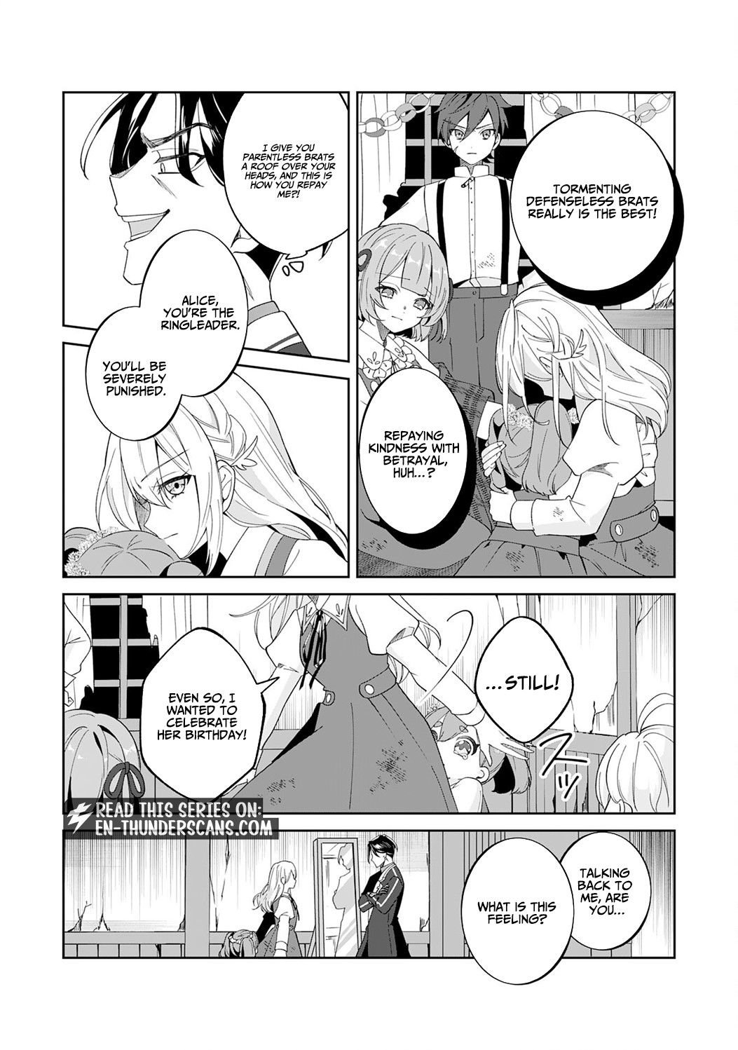 Reincarnated as the Villainous Orphanage Director Destined to Be Defeated, I Ended Up Being Loved by the Main Heroines’ Daughters Chapter 1 — Page 10