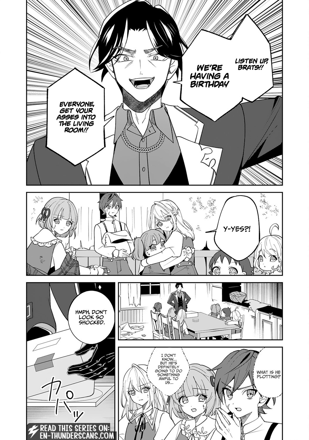 Reincarnated as the Villainous Orphanage Director Destined to Be Defeated, I Ended Up Being Loved by the Main Heroines’ Daughters Chapter 1 — Page 22