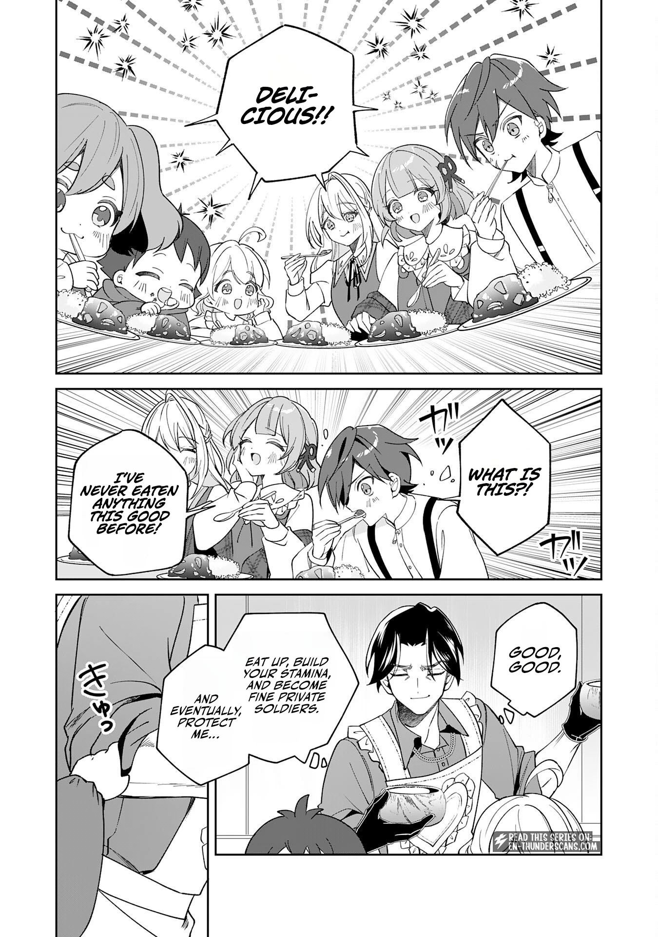 Reincarnated as the Villainous Orphanage Director Destined to Be Defeated, I Ended Up Being Loved by the Main Heroines’ Daughters Chapter 2 — Page 24