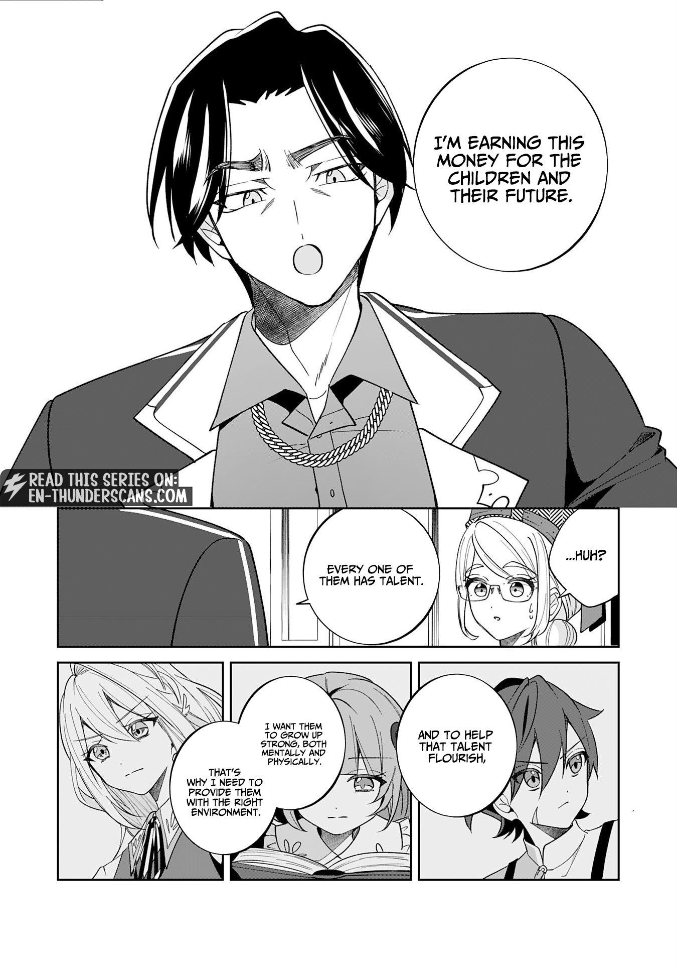 Reincarnated as the Villainous Orphanage Director Destined to Be Defeated, I Ended Up Being Loved by the Main Heroines’ Daughters Chapter 3 — Page 18