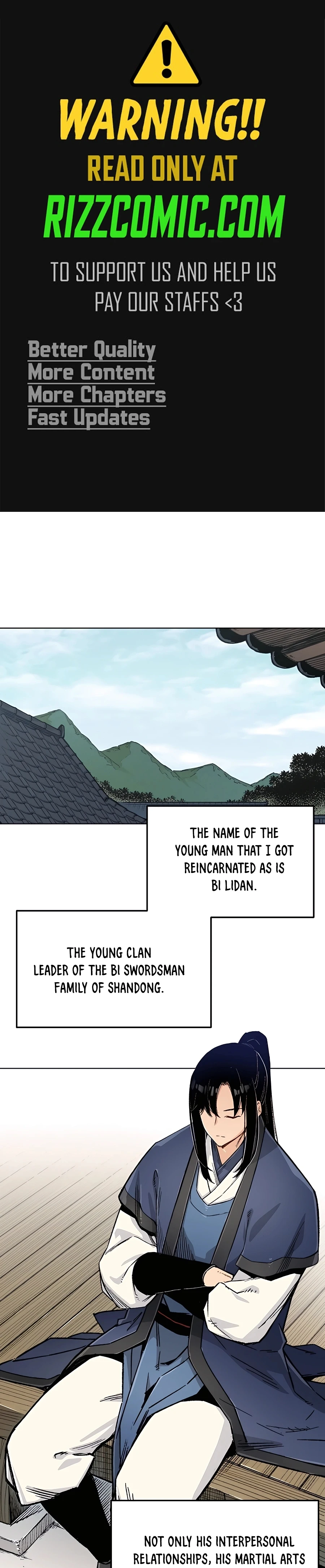 Reincarnated Murim Lord Chapter 2 — Page 1
