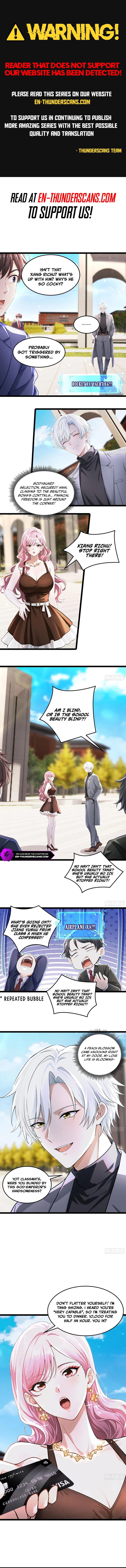 Return of the God Emperor: Private Tutoring by the School Belle Chapter 11 — Page 1