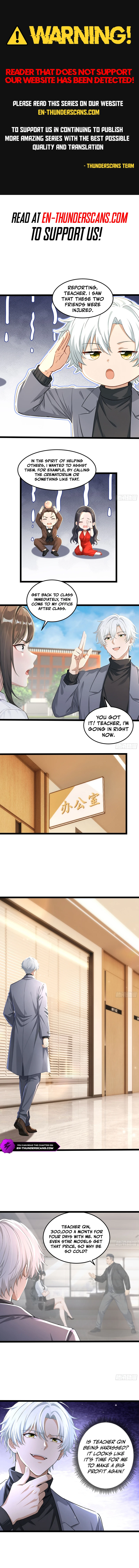 Return of the God Emperor: Private Tutoring by the School Belle Chapter 4 — Page 1