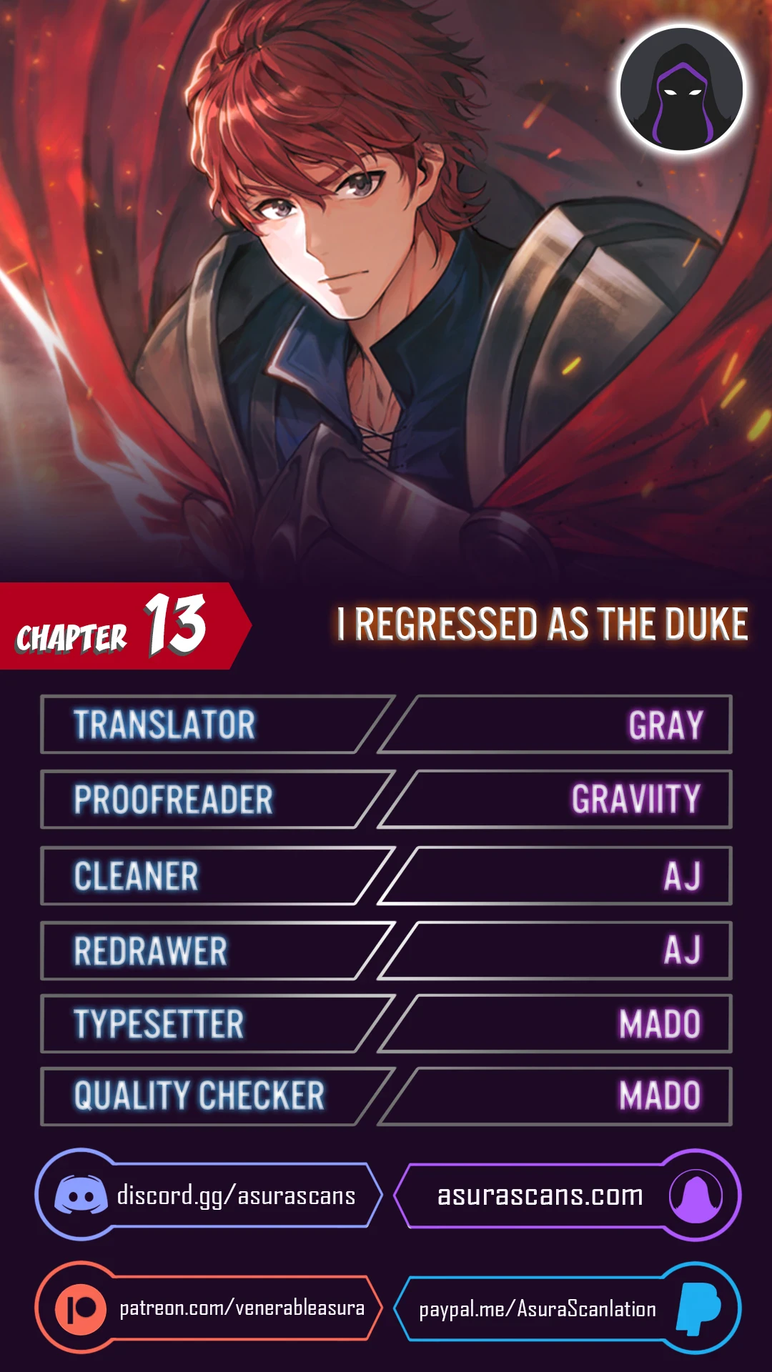 Returned as the Duke Chapter 13 — Page 1