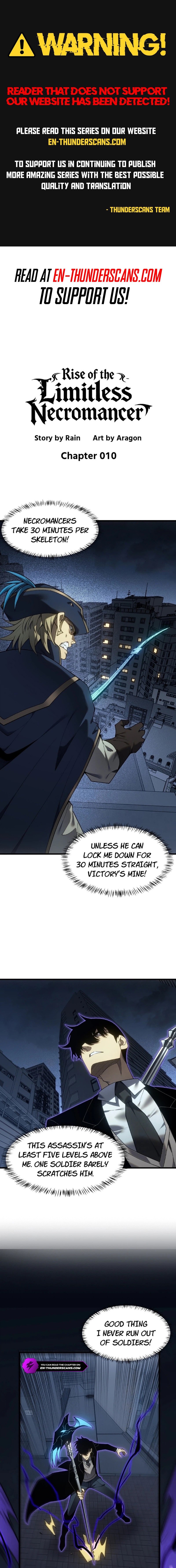Rise of the Limitless Necromancer Chapter 10 — Page 1